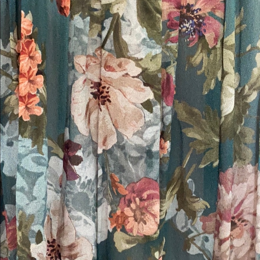 Zara Flora print chiffon dress - Picture 6 of 8